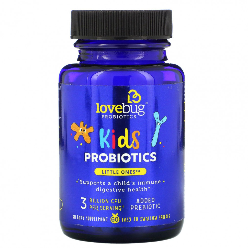   LoveBug Probiotics, Little Ones,   , 3  , 60 ,      -     , -  