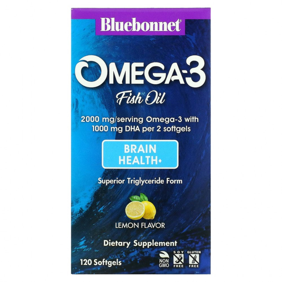   Bluebonnet Nutrition, -3   ,  ,  , 120    -     , -  