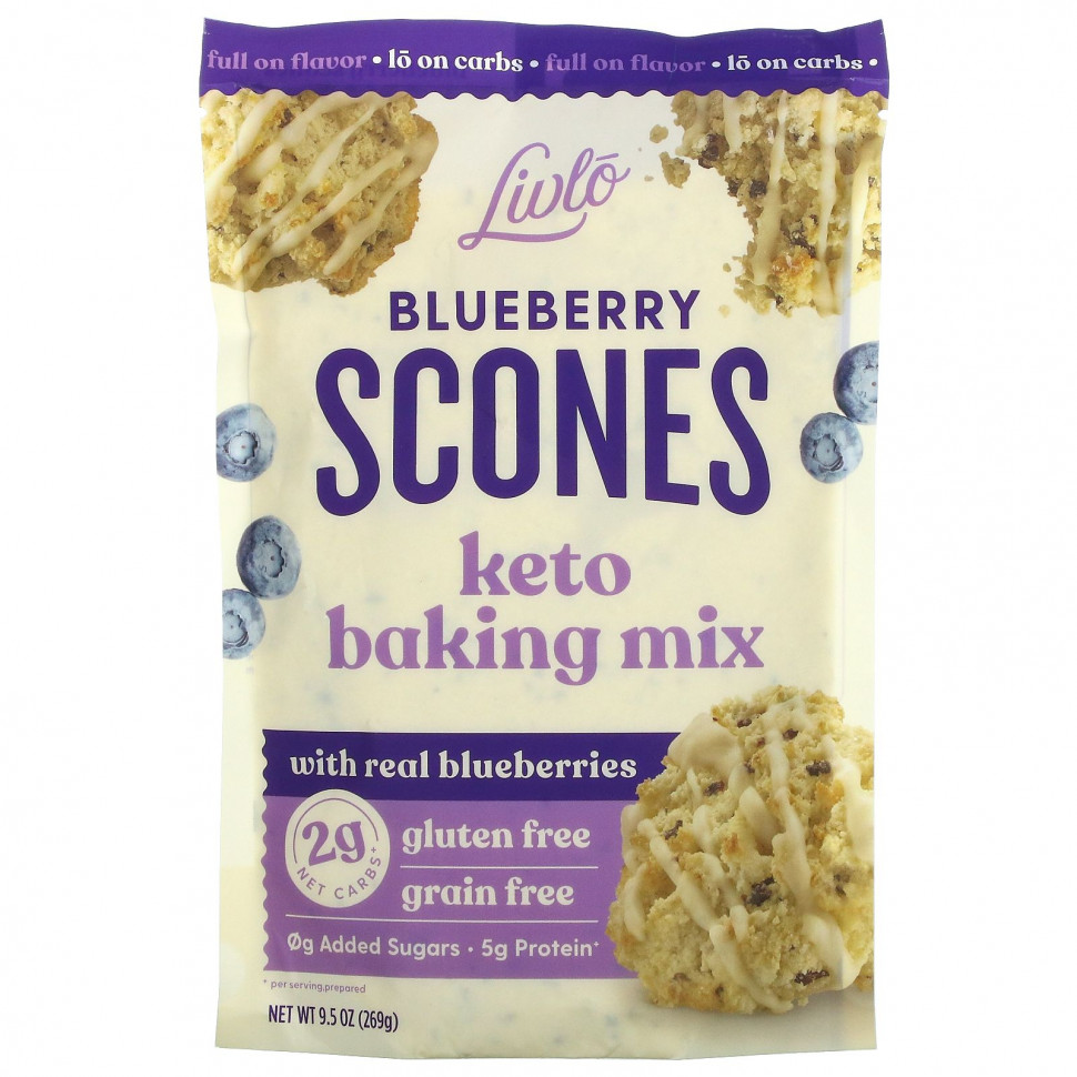   Livlo, Blueberry Scones,   -   , 269  (9,5 )   -     , -  