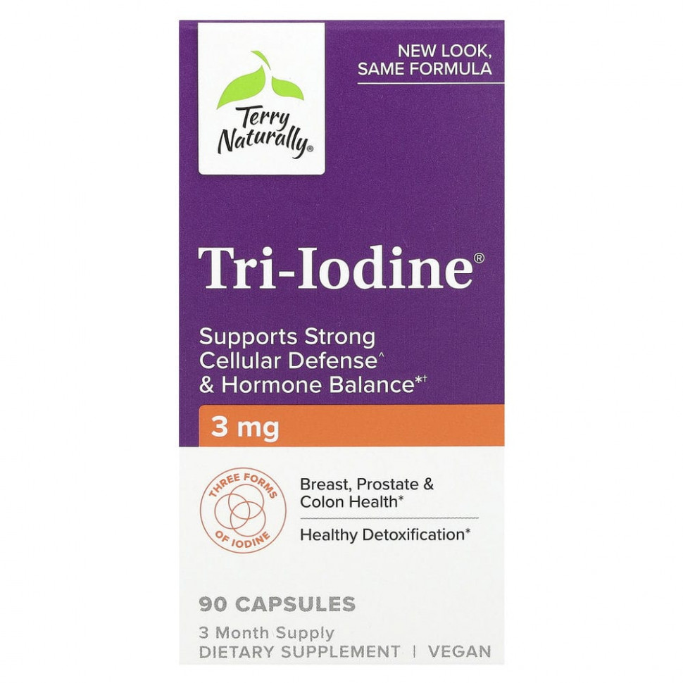  Terry Naturally, Tri-Iodine, 3 , 90   IHerb ()