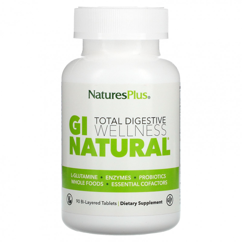   NaturesPlus, Total Digestive Wellness, GI Natural,    , 90     -     , -  