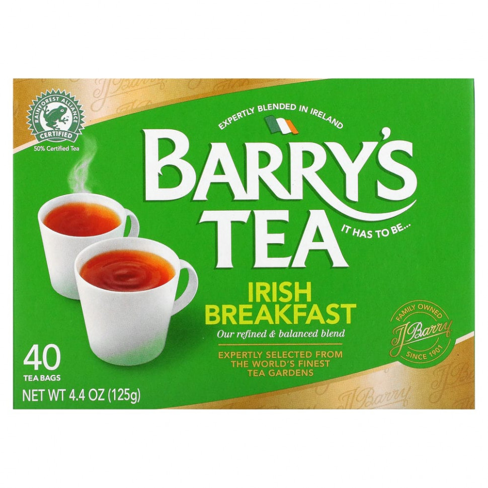   Barry's Tea,   , 40  , 125  (4,4 )   -     , -  