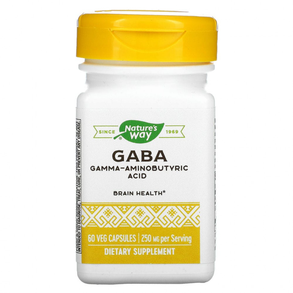   Enzymatic Therapy, GABA, 250 , 60     -     , -,   