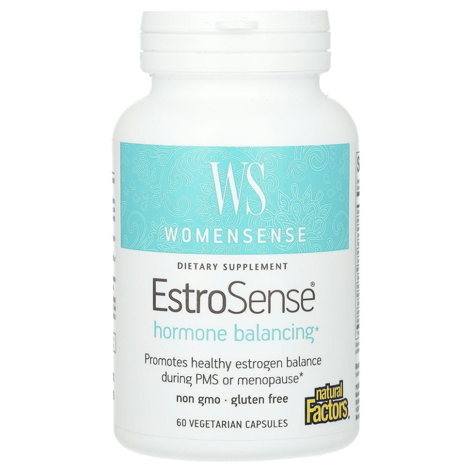   Natural Factors, WomenSense, EstroSense,  , 60     -     , -,   
