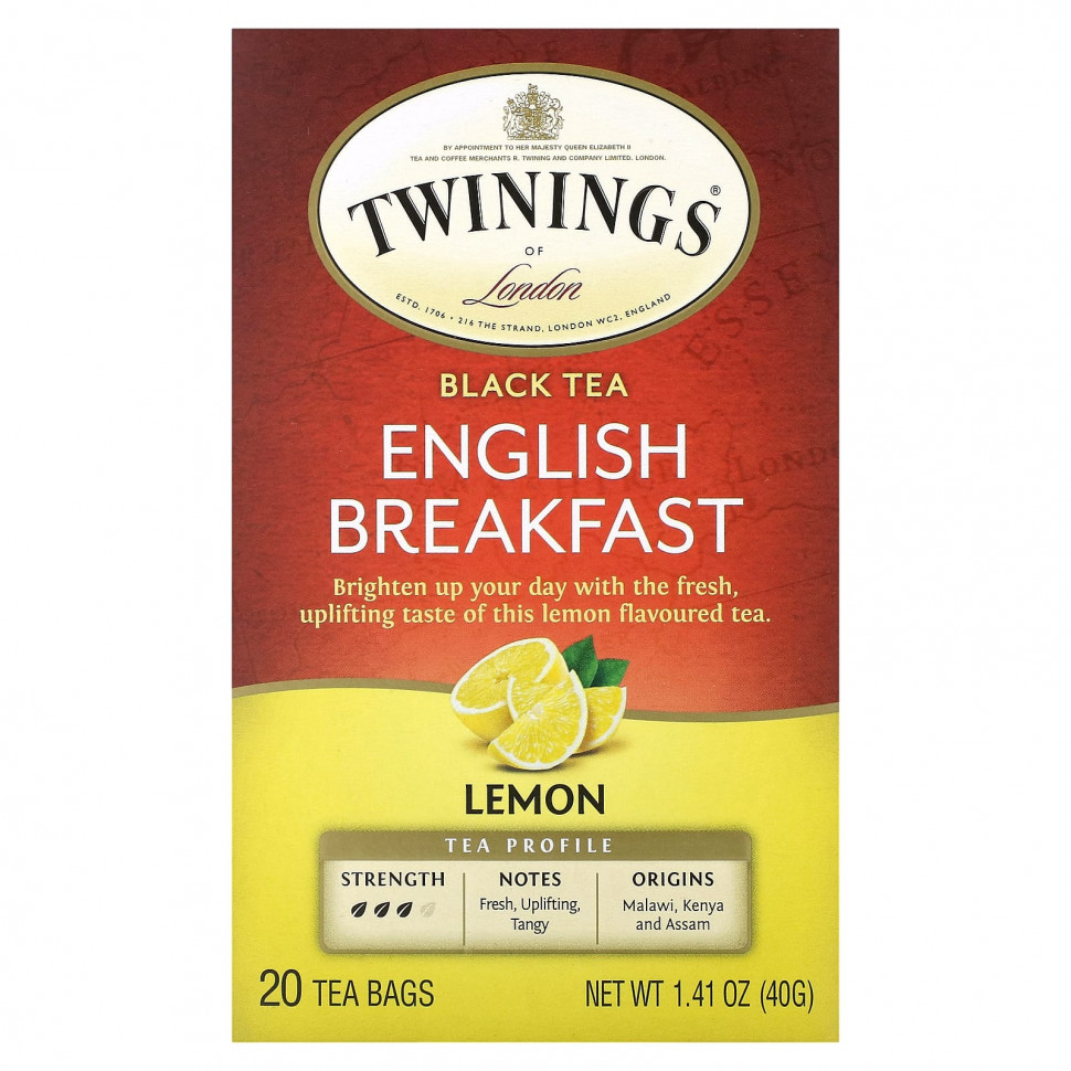   Twinings, English Breakfast,  , , 20   40  (1,41 )   -     , -  