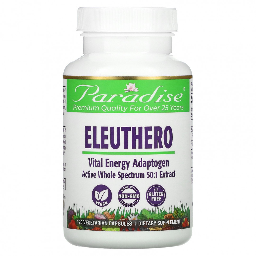   Paradise Herbs, Eleuthero, 120     -     , -,   