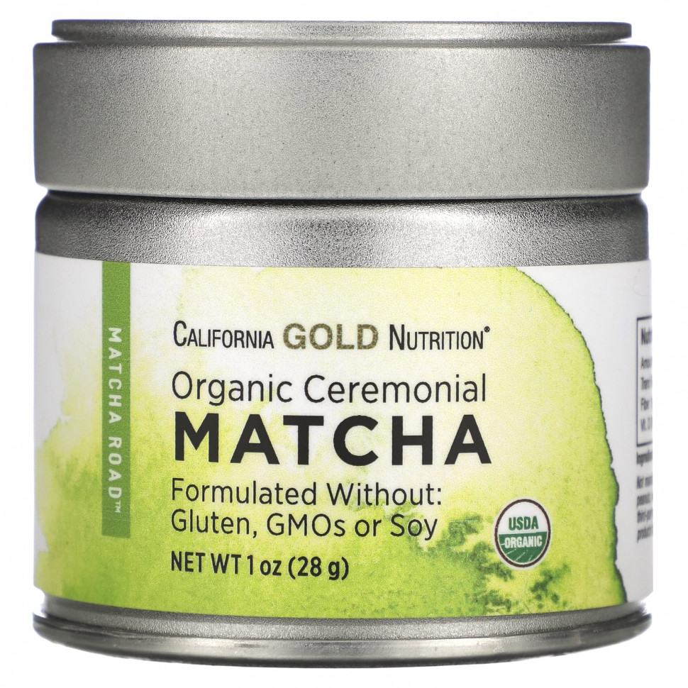   California Gold Nutrition, MATCHA ROAD,    , 28  (1 )   -     , -,   