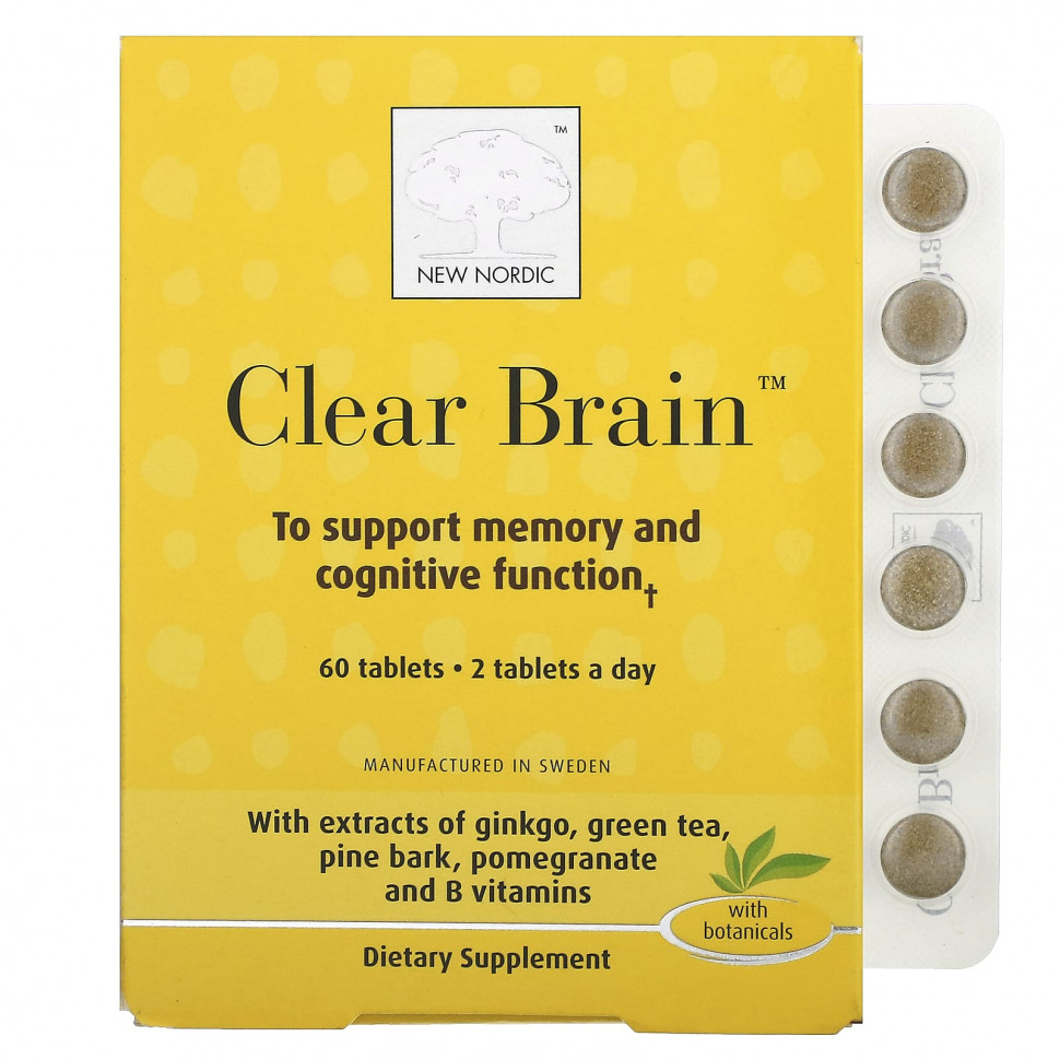   New Nordic US Inc, Clear Brain, 60    -     , -,   