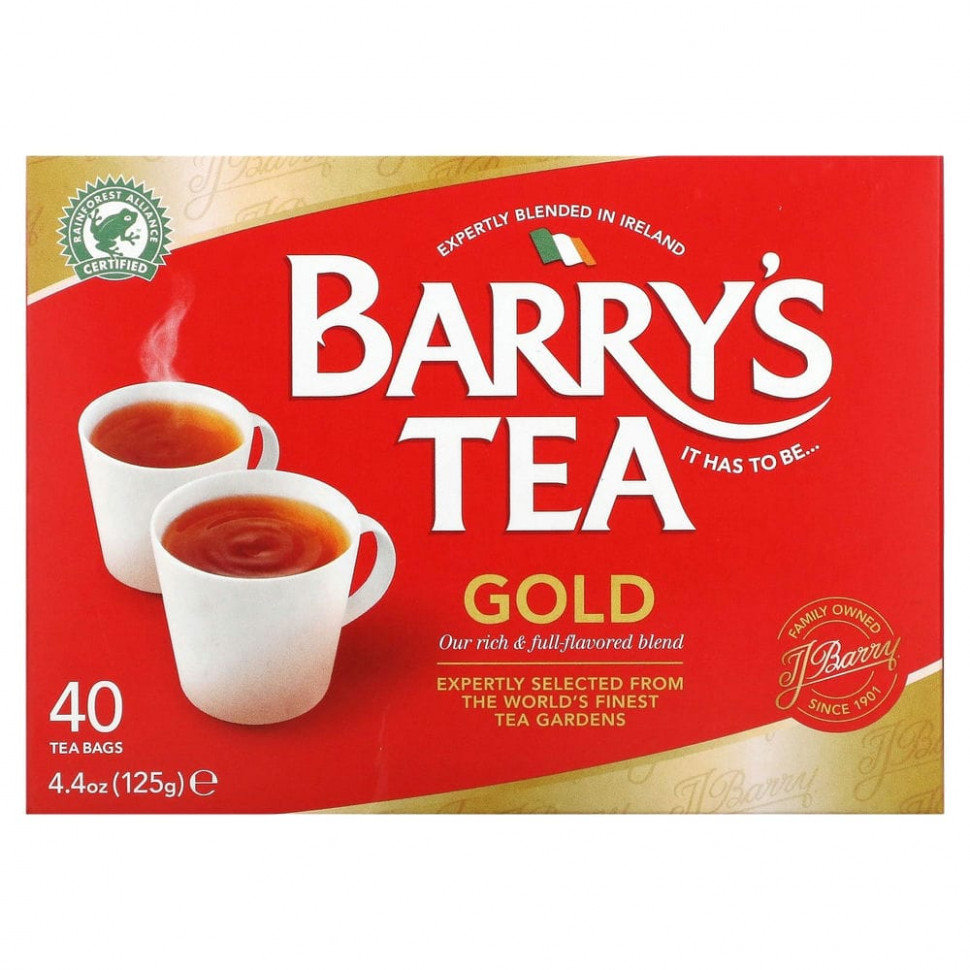   Barry's Tea,  , 40  , 125  (4,4 )   -     , -  