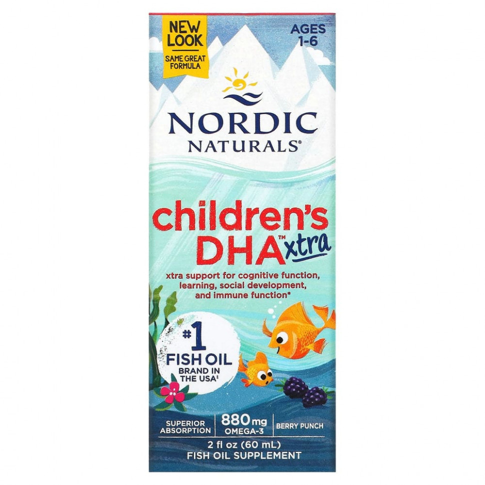   Nordic Naturals, Children's DHA Xtra,    16 ,   , 880 , 60  (2 . )   -     , -  