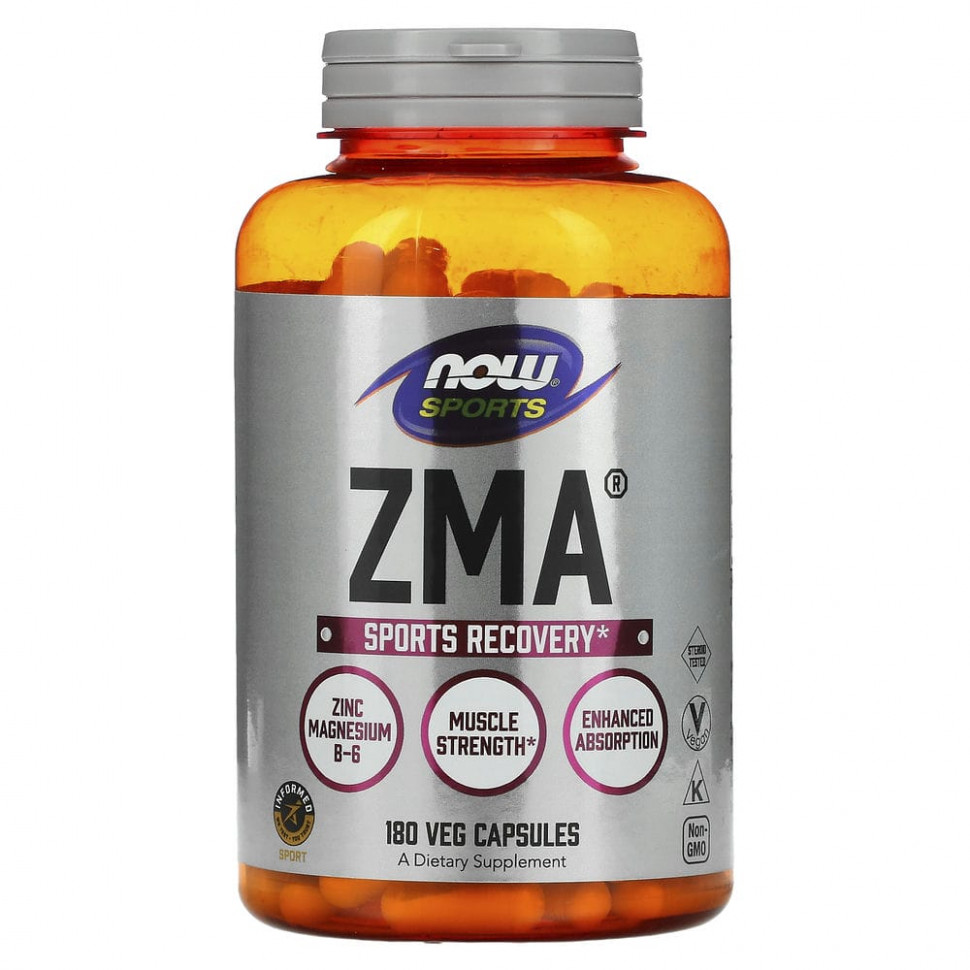   NOW Foods, Sports, ZMA,    , 180    -     , -  