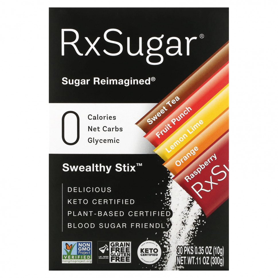   RxSugar, Swealthy Stix, Sweet Tea,  ,   , , , 30   10  (0,35 )   -     , -,   