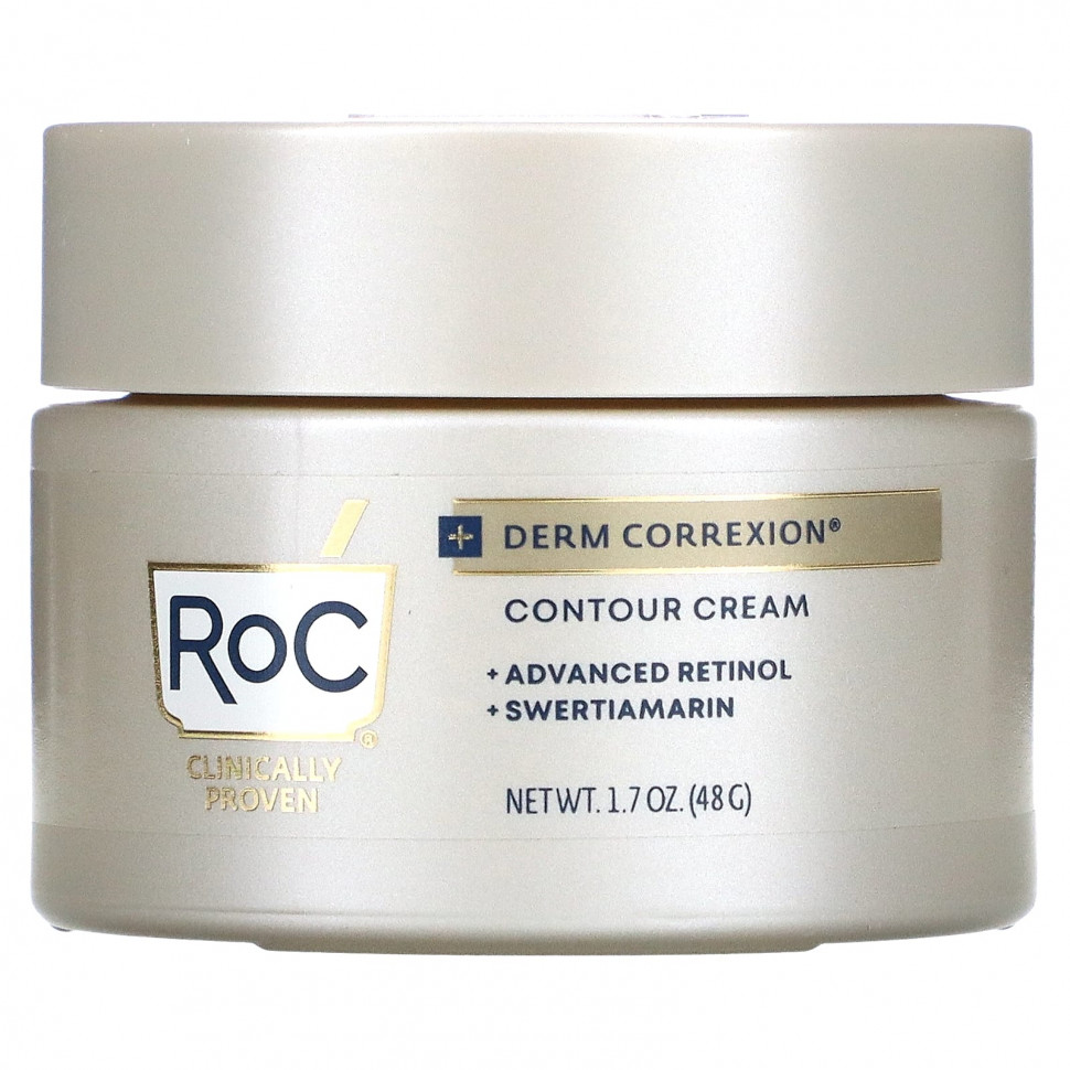   RoC, Derm Correxion, Contour Cream, Advanced Retinol & Swertiamarin, 1.7 fl oz (50 ml)   -     , -  