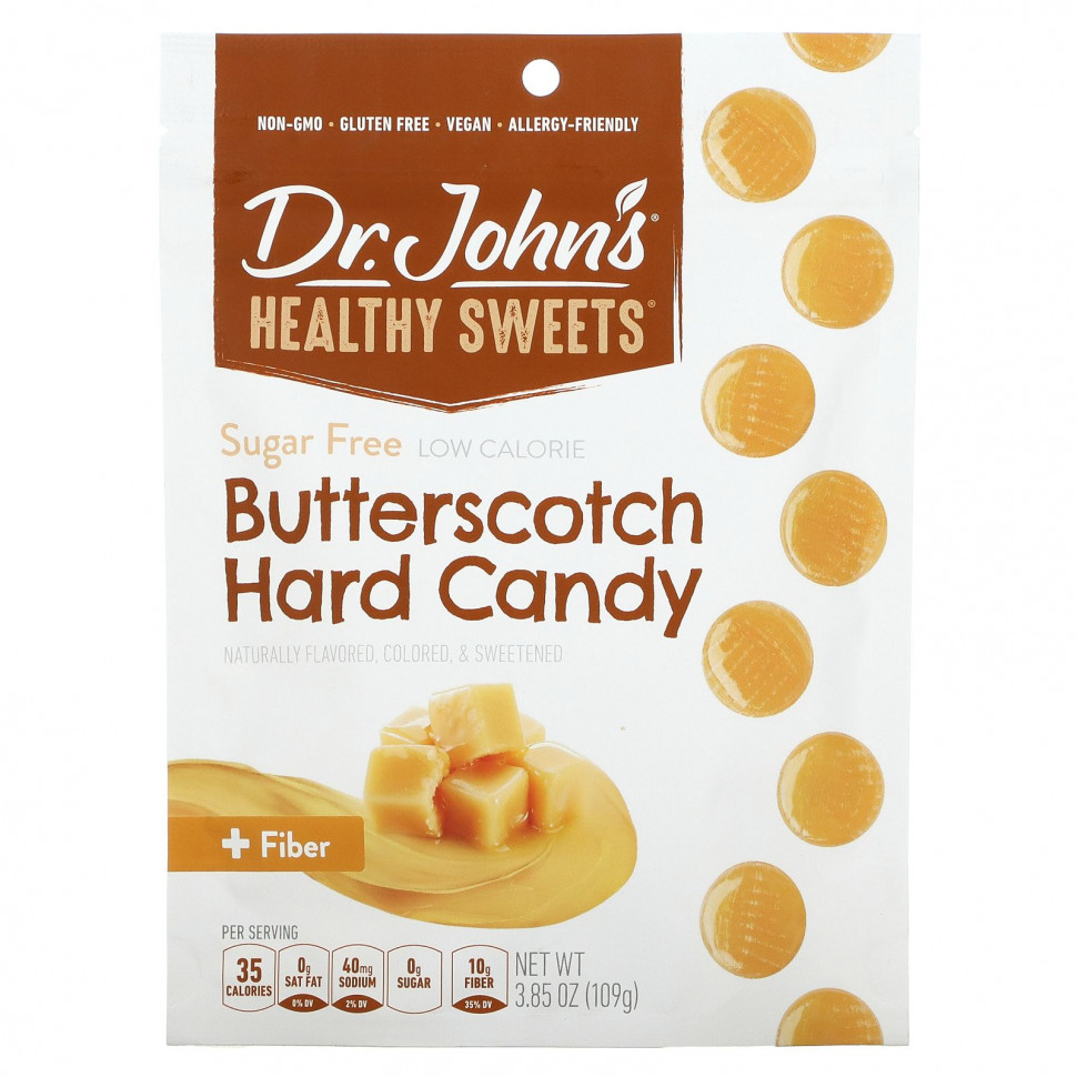   Dr. John's Healthy Sweets,  Butterscotch, + ,  , 109  (3,85 )   -     , -  