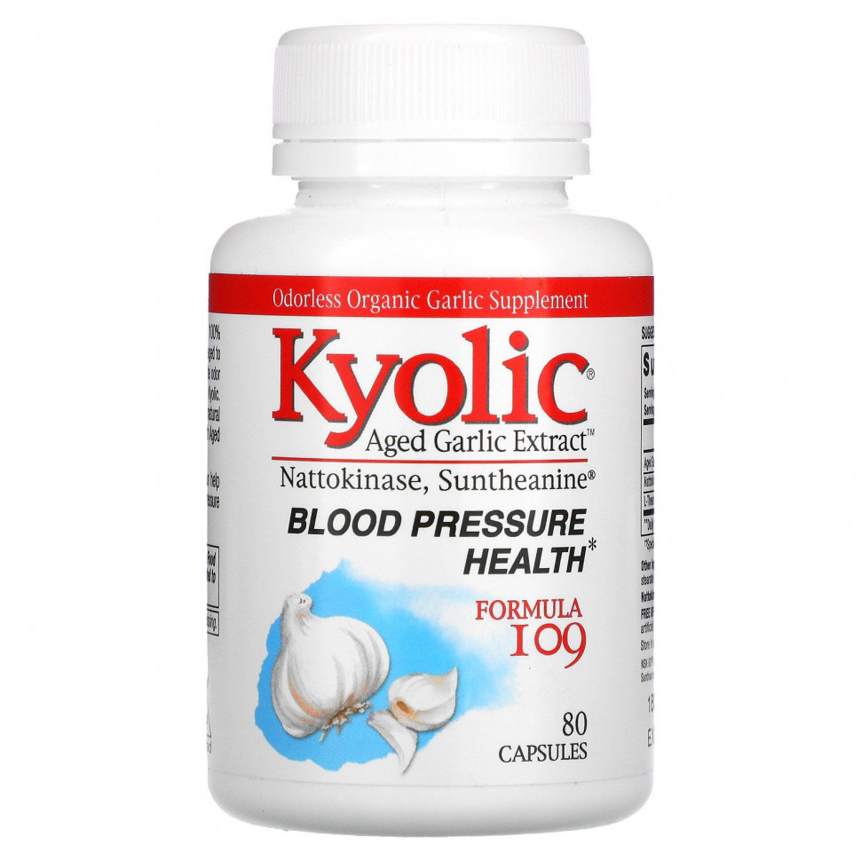   Kyolic, Aged Garlic Extract,   ,    ,  109, 80    -     , -  