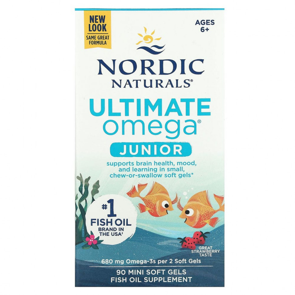   Nordic Naturals, Ultimate Omega Junior,    6  12 ,   , 340 , 90 -   -     , -  