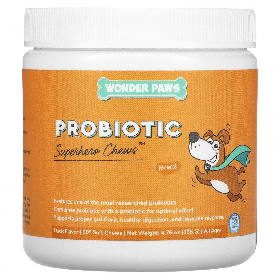   Wonder Paws, Probiotic,     ,   ,  , 90      -     , -  