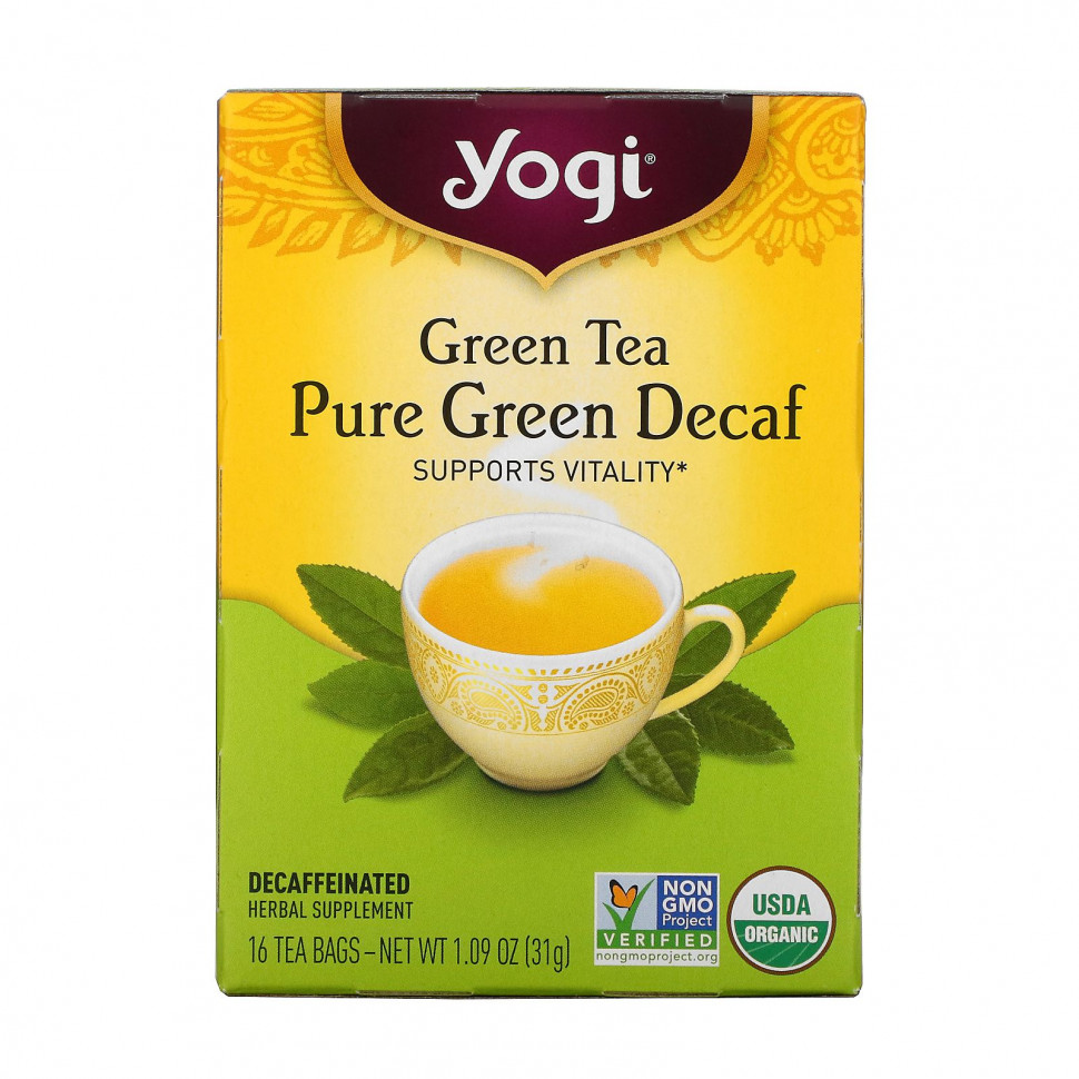   Yogi Tea,   Pure Green Decaf, 16  , 1.09  (31 )   -     , -  