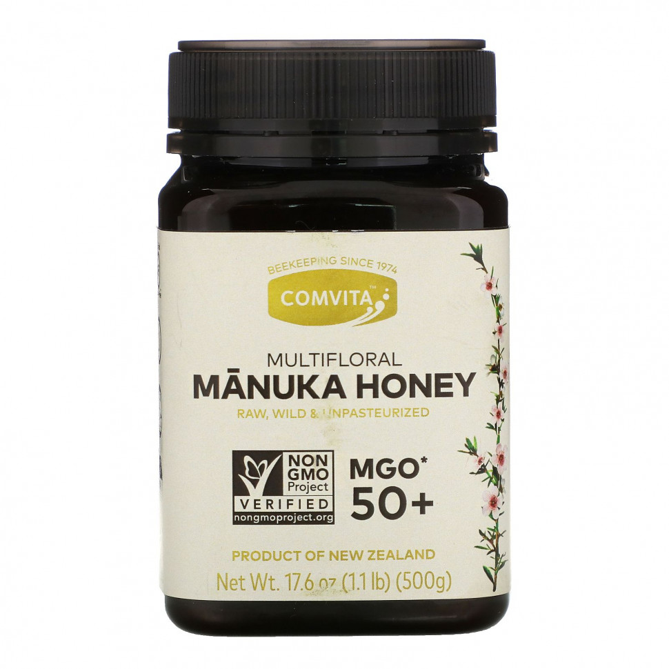  Comvita, Multifloral Manuka Honey, MGO 50+, 17.6 oz (500 g)  IHerb ()