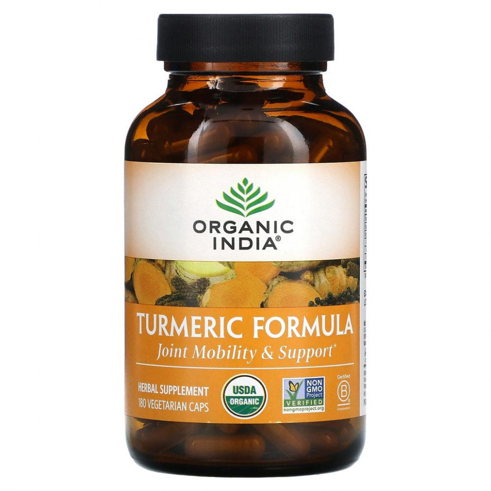   Organic India, Turmeric Formula, ,     , 180     -     , -,   
