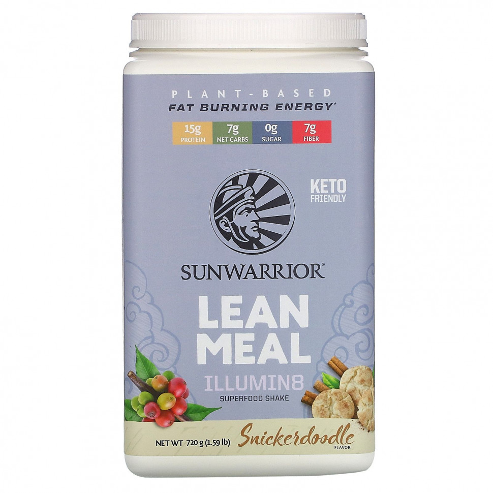   Sunwarrior, Illumin8 Lean Meal, Snickerdoodle, 720  (1,59 )   -     , -  