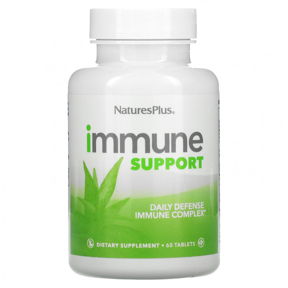   NaturesPlus, Immune Support, Daily Defense Immune Complex, 60 Tablets   -     , -  