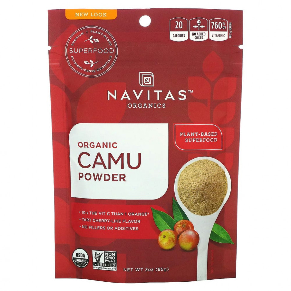   Navitas Organics, Organic Camu Powder, 85  (3 )   -     , -,   