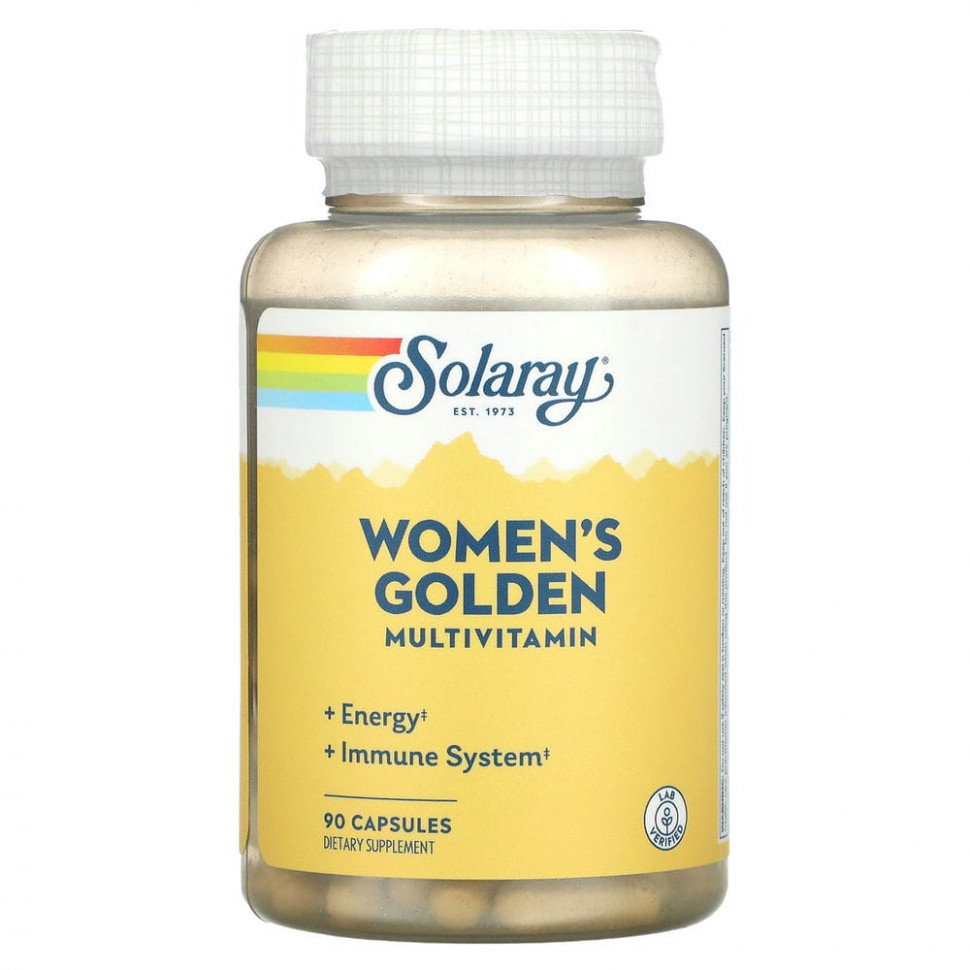   Solaray, Women's Golden Multivitamin, 90    -     , -  