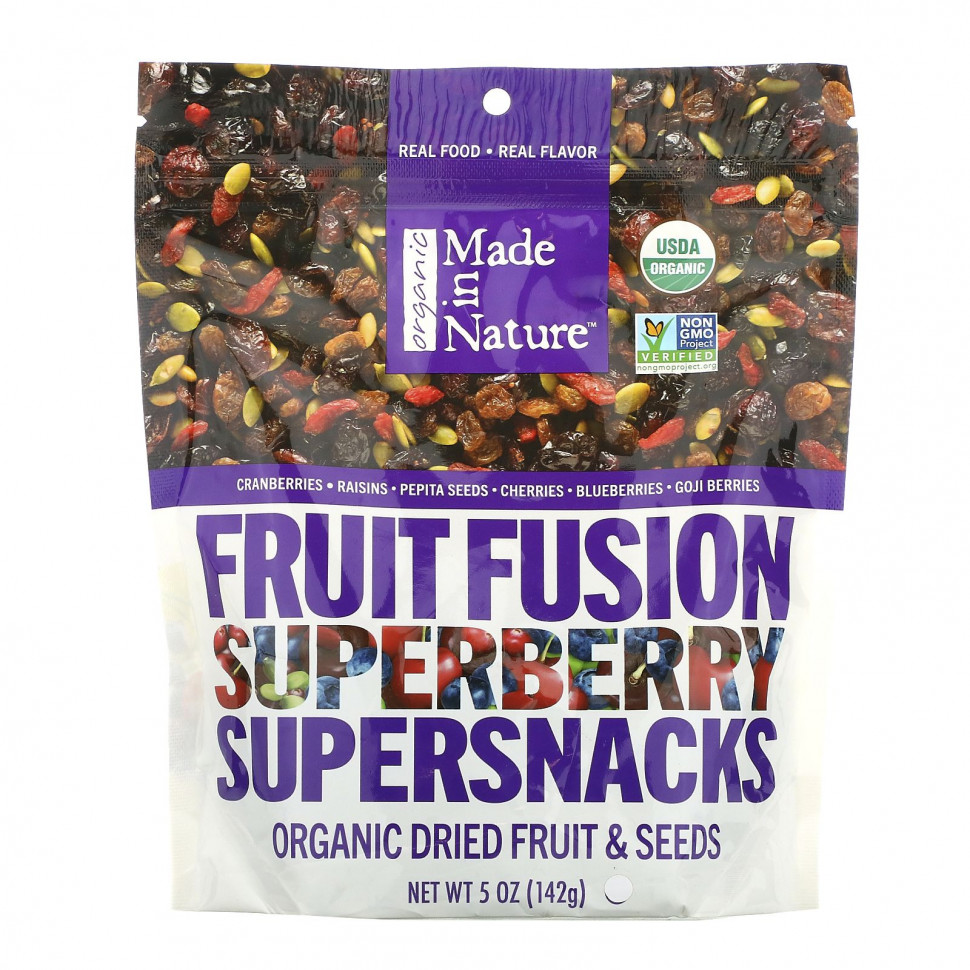   Made in Nature,   Fusion Superberry Blast Supersnacks, 5  (142 )   -     , -  