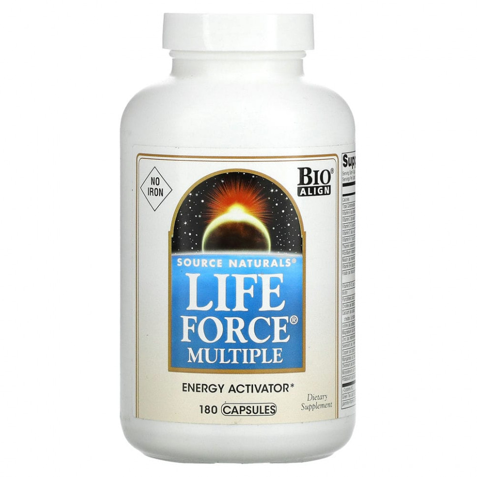   Source Naturals, Life Force Multiple,  , 180    -     , -,   
