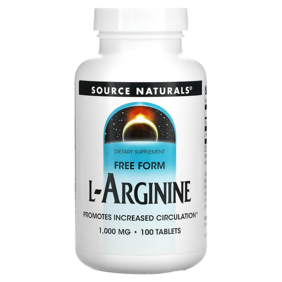   Source Naturals, L-,  , 1000 , 100    -     , -  