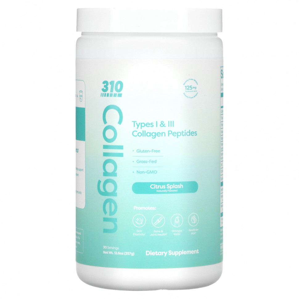   310 Nutrition, Collagen,    I  III, , 357  (12,6 )   -     , -  