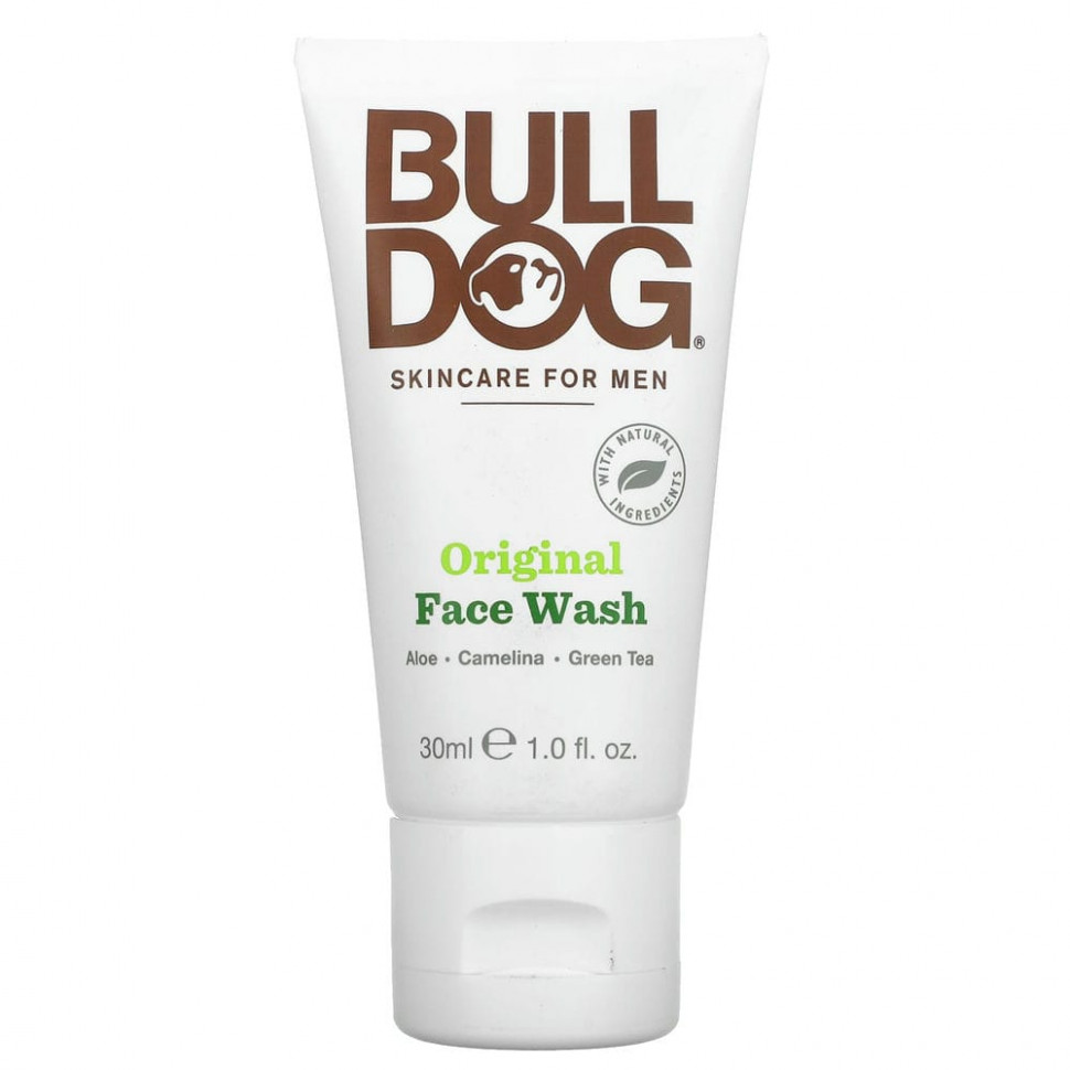   Bulldog Skincare For Men, Original Face Wash, 1 fl oz   -     , -  