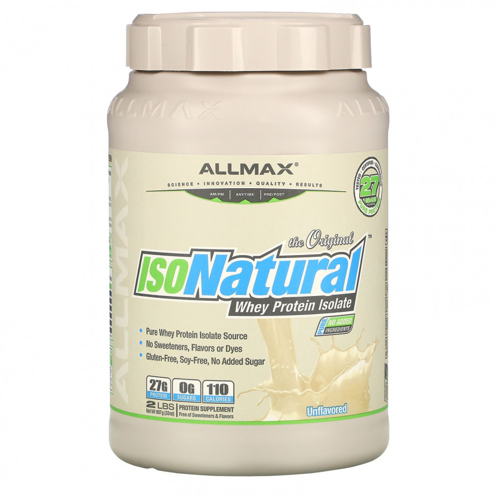   ALLMAX Nutrition, IsoNatural,    , ,  , 907  (2 )   -     , -,   