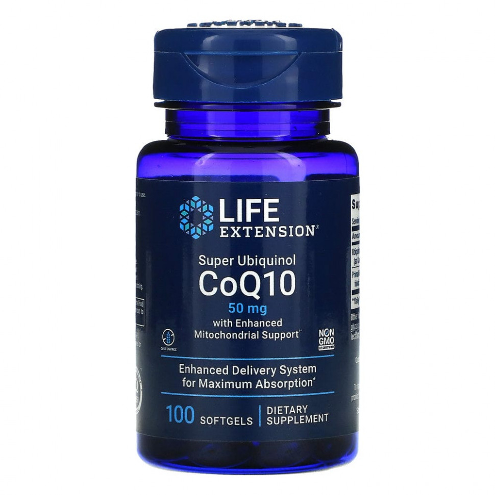   Life Extension, Super Ubiquinol CoQ10    , 50 , 100     -     , -  