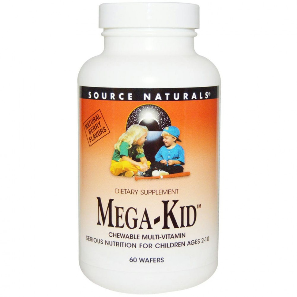   Source Naturals, Mega-Kid,      , 60    -     , -  