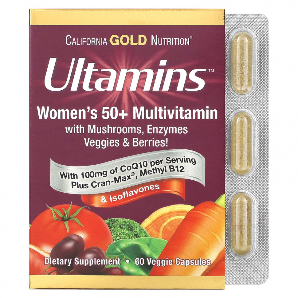   California Gold Nutrition, Ultamins,     50 ,   Q10, 60     -     , -  