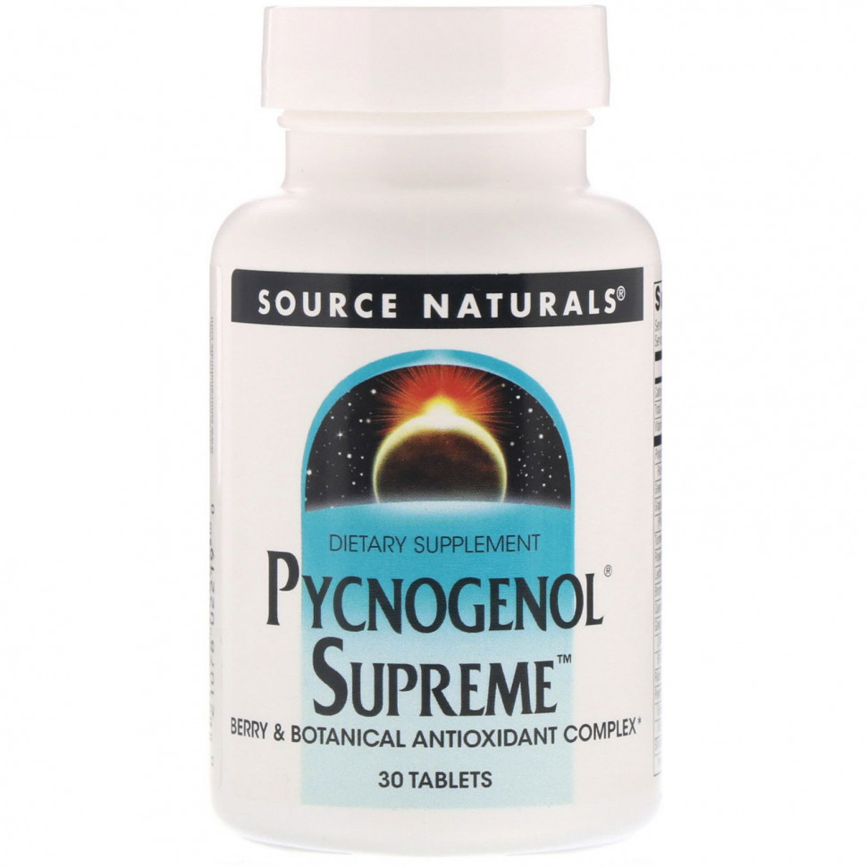   Source Naturals,  Supreme, 30    -     , -,   