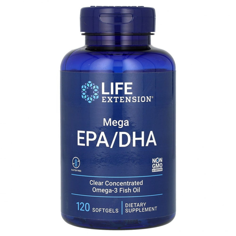   Life Extension, Mega EPA/DHA, 120    -     , -  