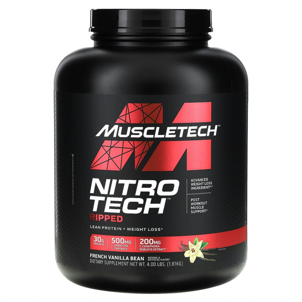   Muscletech, Nitro Tech Ripped,   +   ,  , 1,81  (4 )   -     , -  