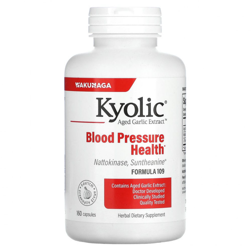   Kyolic, Aged Garlic Extract,   ,    ,  109, 160    -     , -  