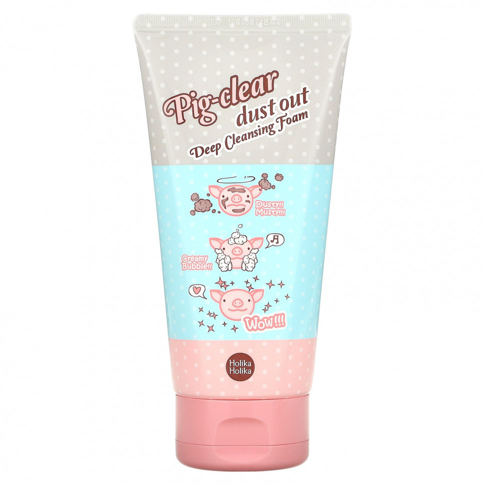   Holika Holika, Pig-Clear Dust Out Deep Cleansing Foam, 150    -     , -  