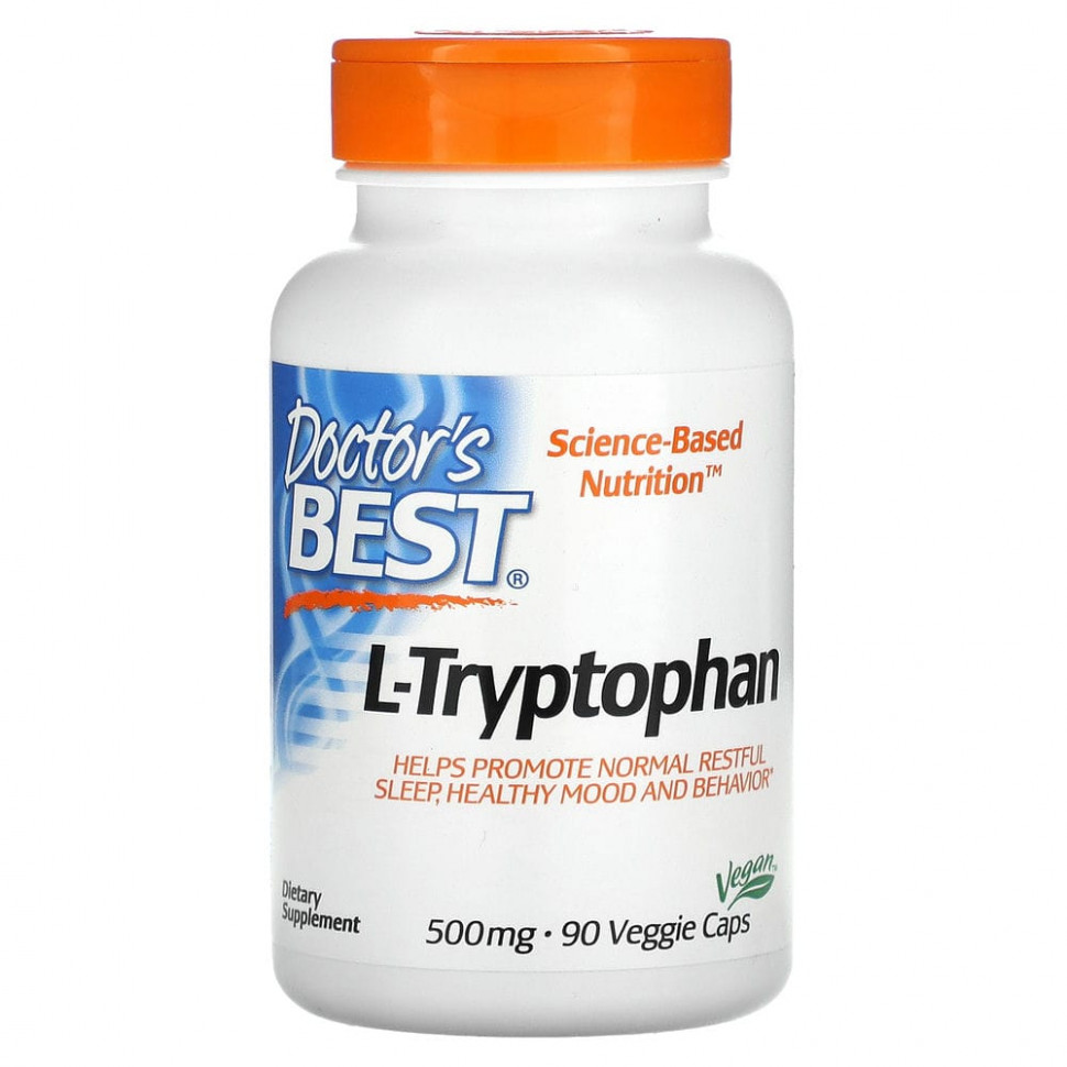   Doctor's Best, L-  TryptoPure, 500 , 90     -     , -,   