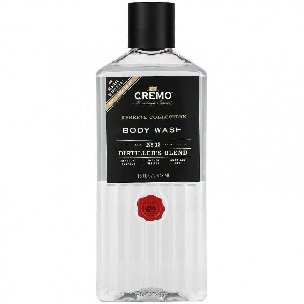   Cremo, Reserve Collection, Body Wash, No 13, Distiller's Blend, 16 fl oz (473 ml)   -     , -  