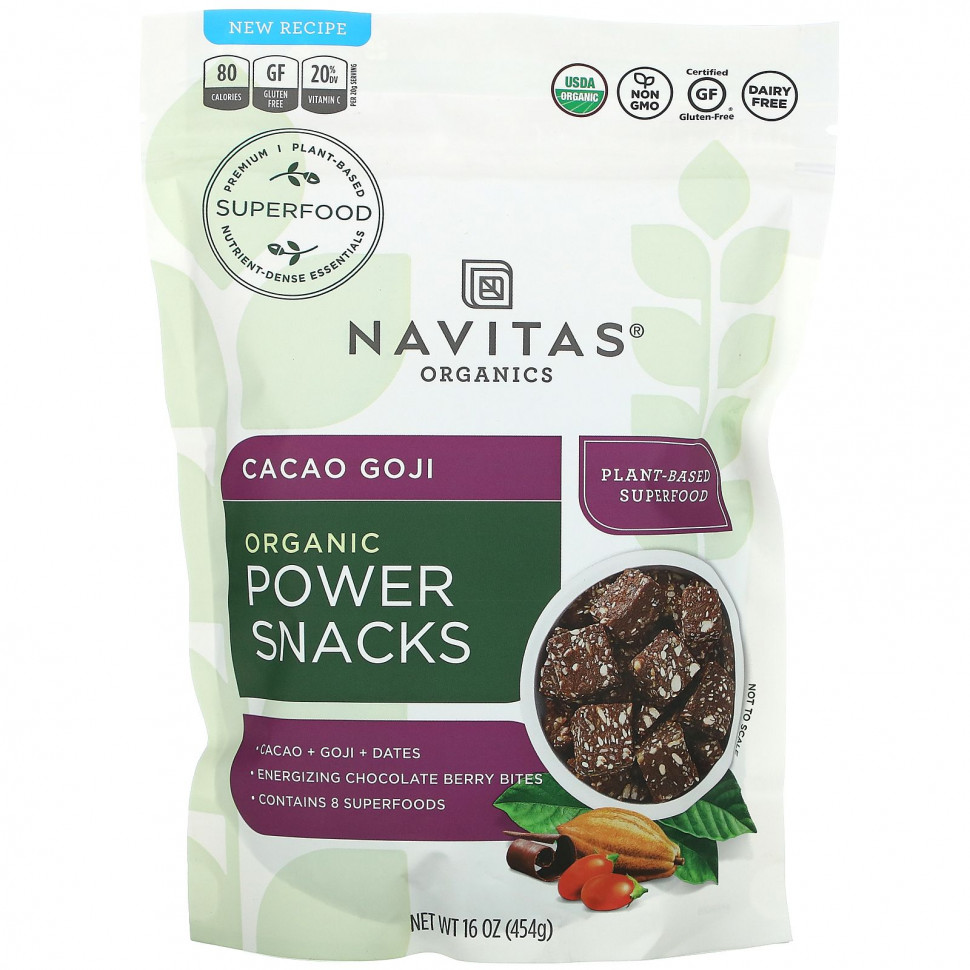   Navitas Organics, Organic Power Snack, -, 454  (16 )   -     , -,   