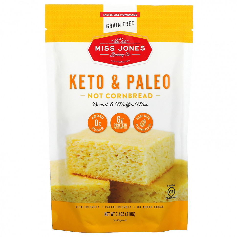   Miss Jones Baking Co, Keto & Paleo,      , 210  (7,4 )   -     , -  