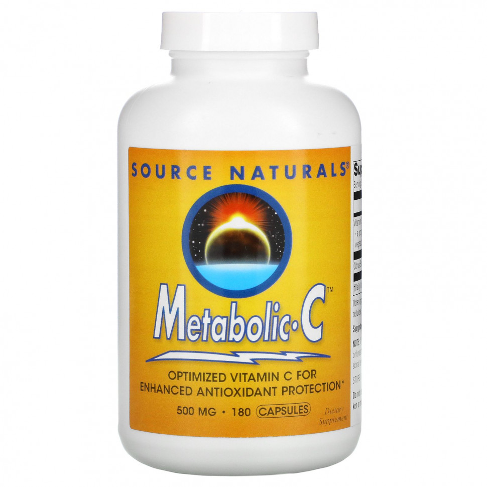   Source Naturals, Metabolic C, 500 , 180    -     , -,   
