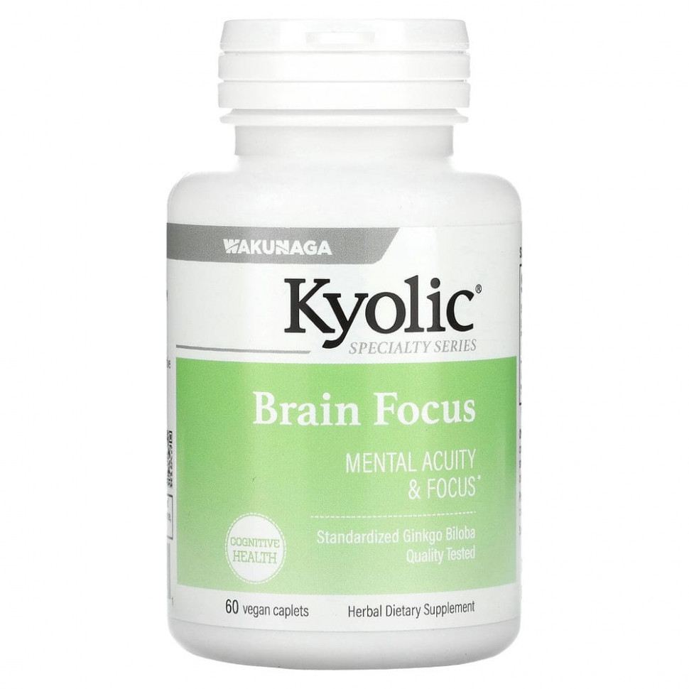  Kyolic, Brain Focus, 60    IHerb ()