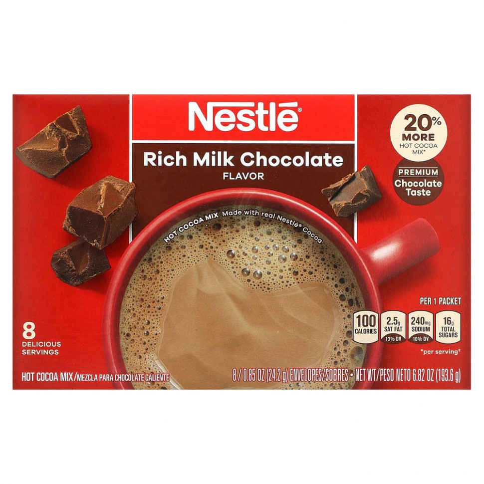   Nestle Hot Cocoa Mix, Hot Cocoa Mix,   , 8 , 24,2  (0,85 )   -     , -  