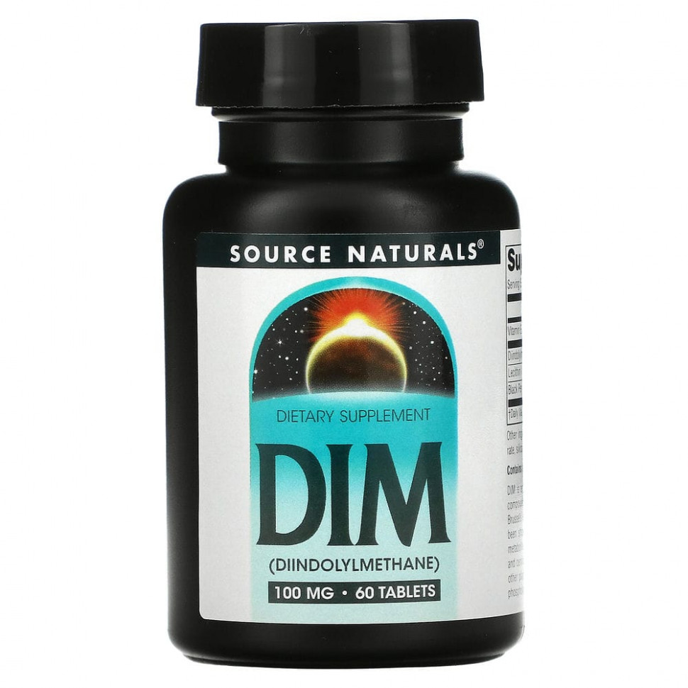   Source Naturals, DIM (), 100 , 60    -     , -,   